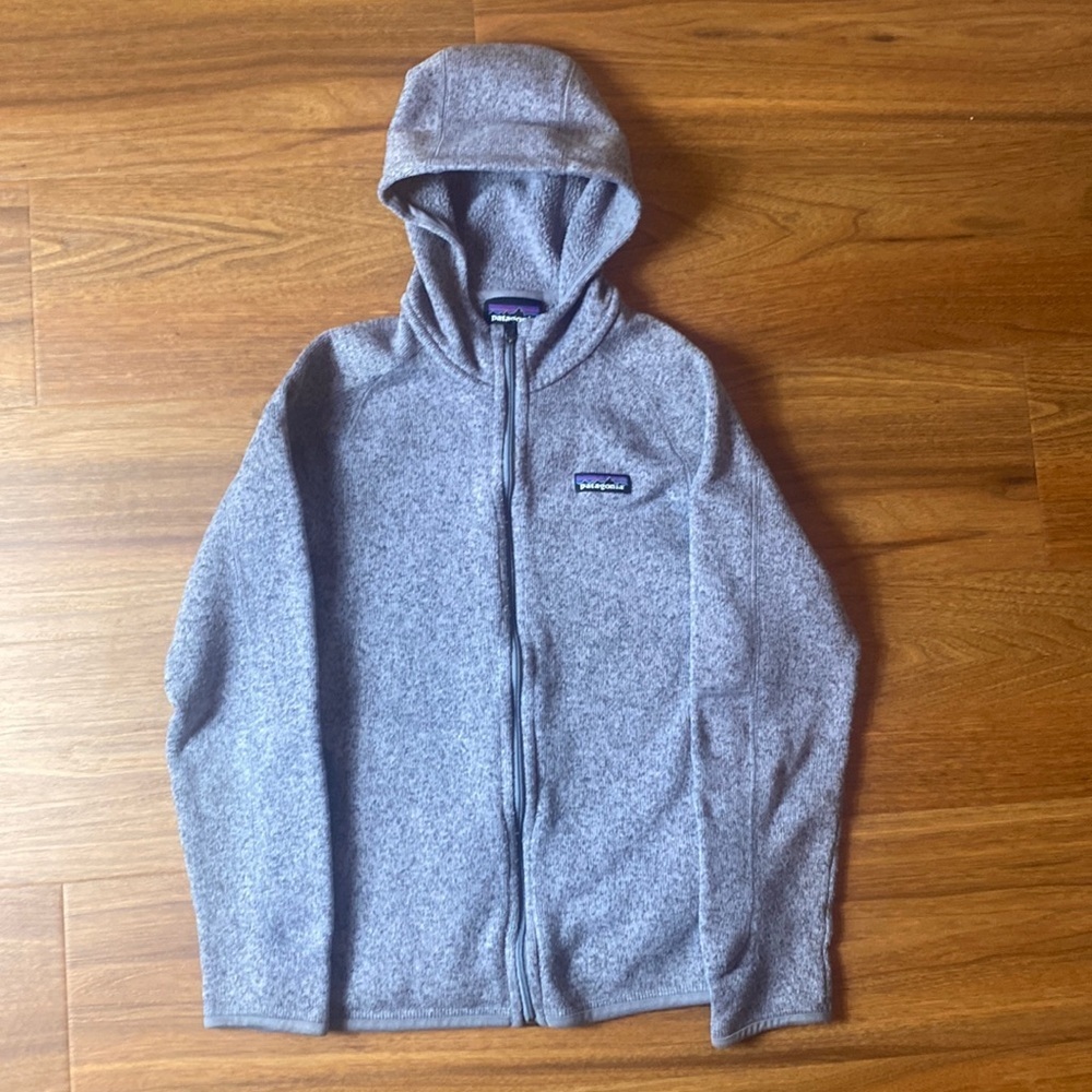 Patagonia women’s small purple zip up jacket